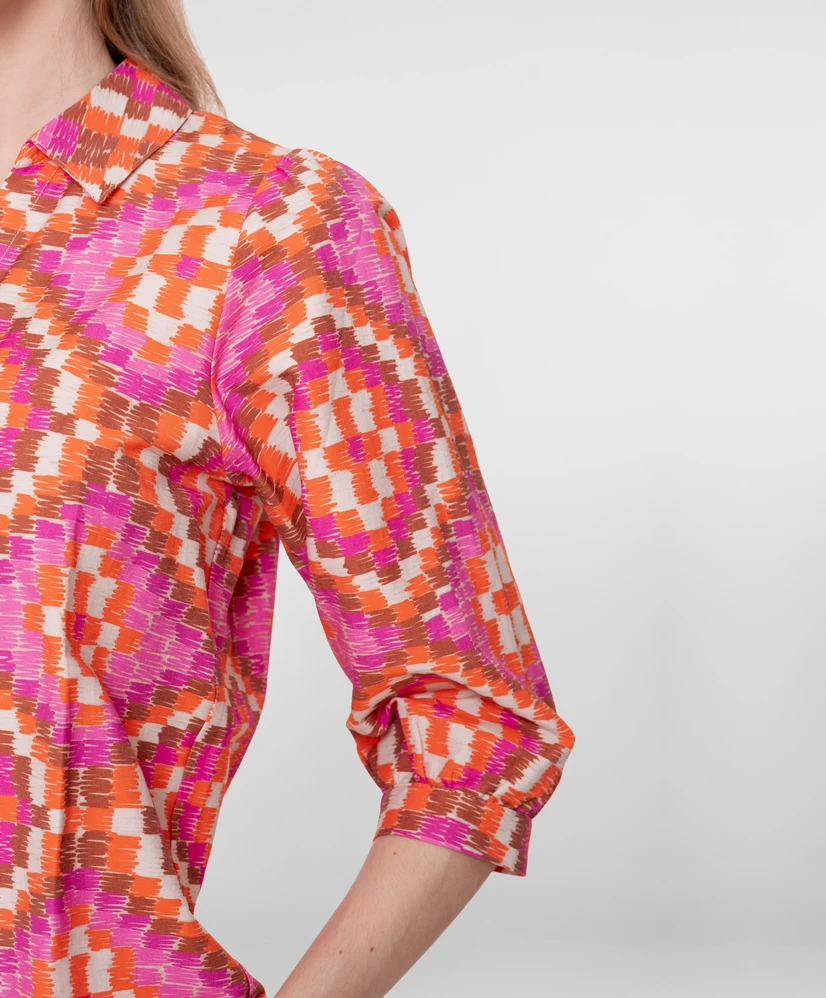Geisha Blouse Allover Print