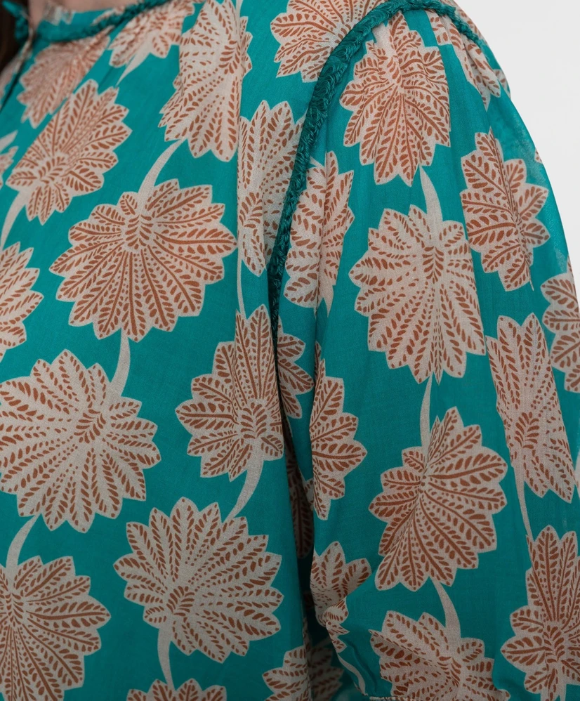 Geisha Blouse Allover Print