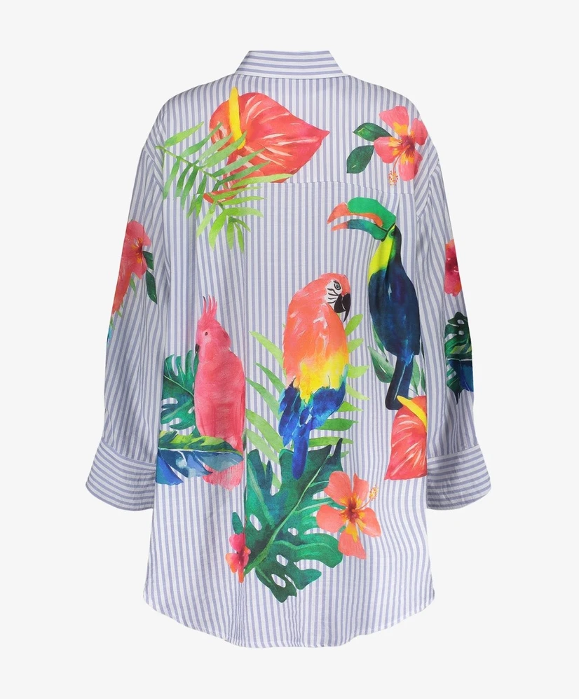 Geisha Blouse Birds
