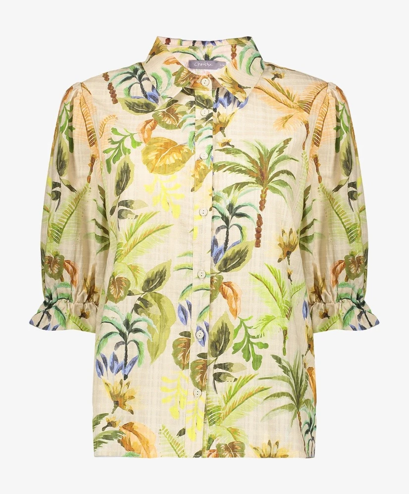 Geisha Blouse Bloemenprint