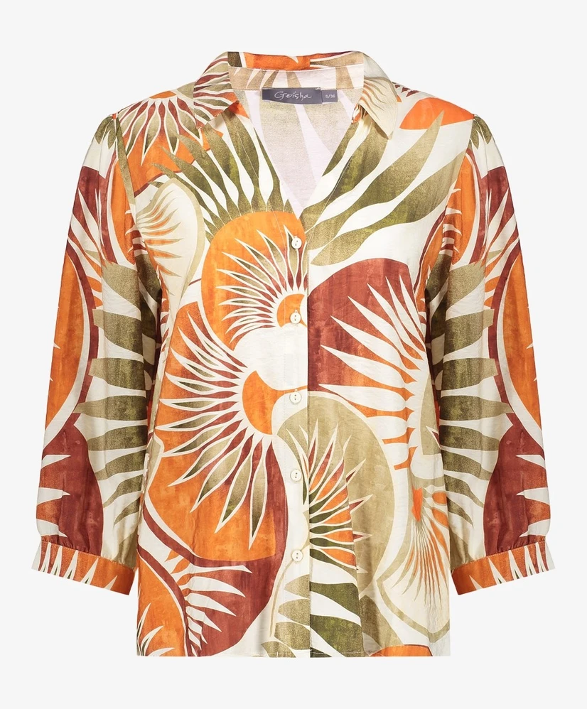 Geisha Blouse Bloemenprint