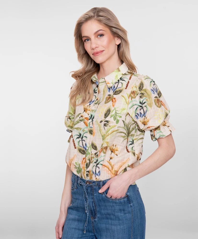 Geisha Blouse Bloemenprint