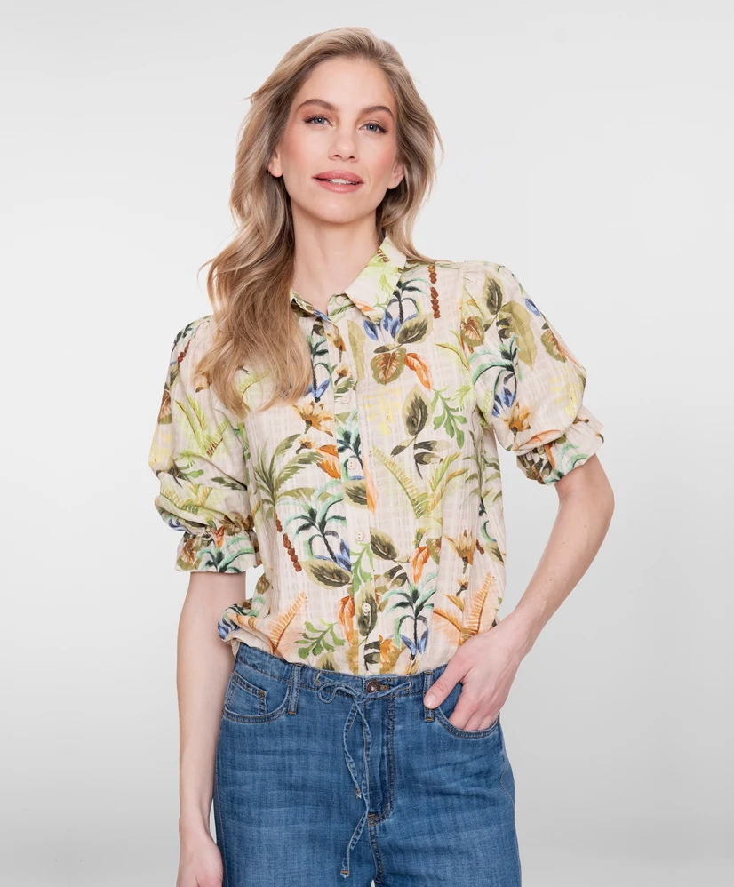Geisha Blouse Bloemenprint