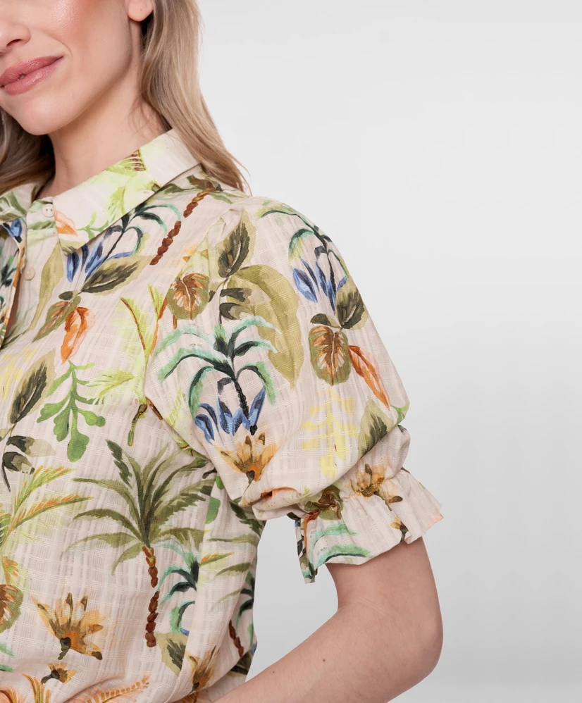 Geisha Blouse Bloemenprint