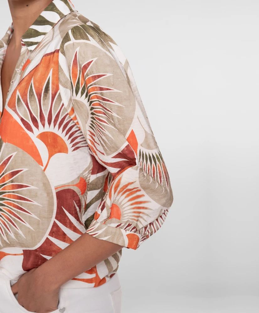Geisha Blouse Bloemenprint