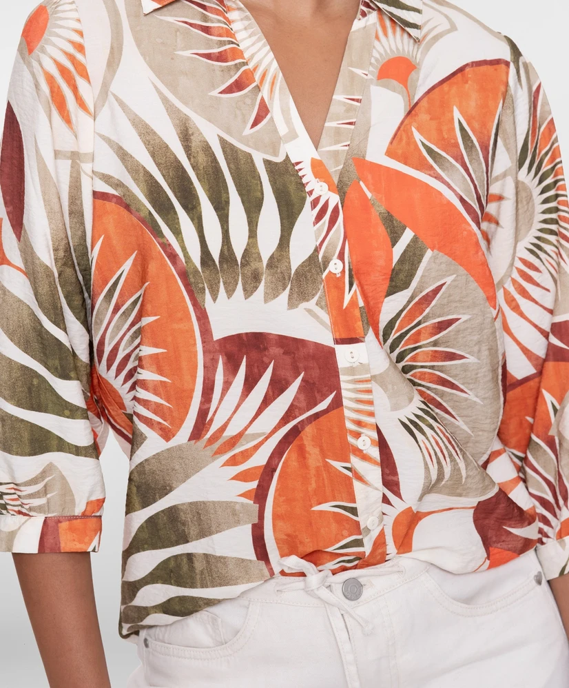Geisha Blouse Bloemenprint