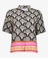 Geisha Blouse Colourblock Print