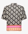 Geisha Blouse Colourblock Print