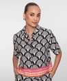 Geisha Blouse Colourblock Print