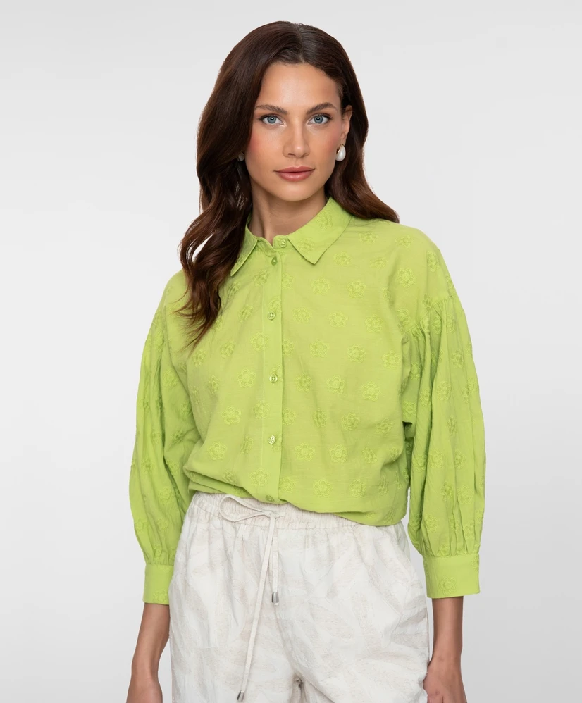 Geisha Blouse Flower