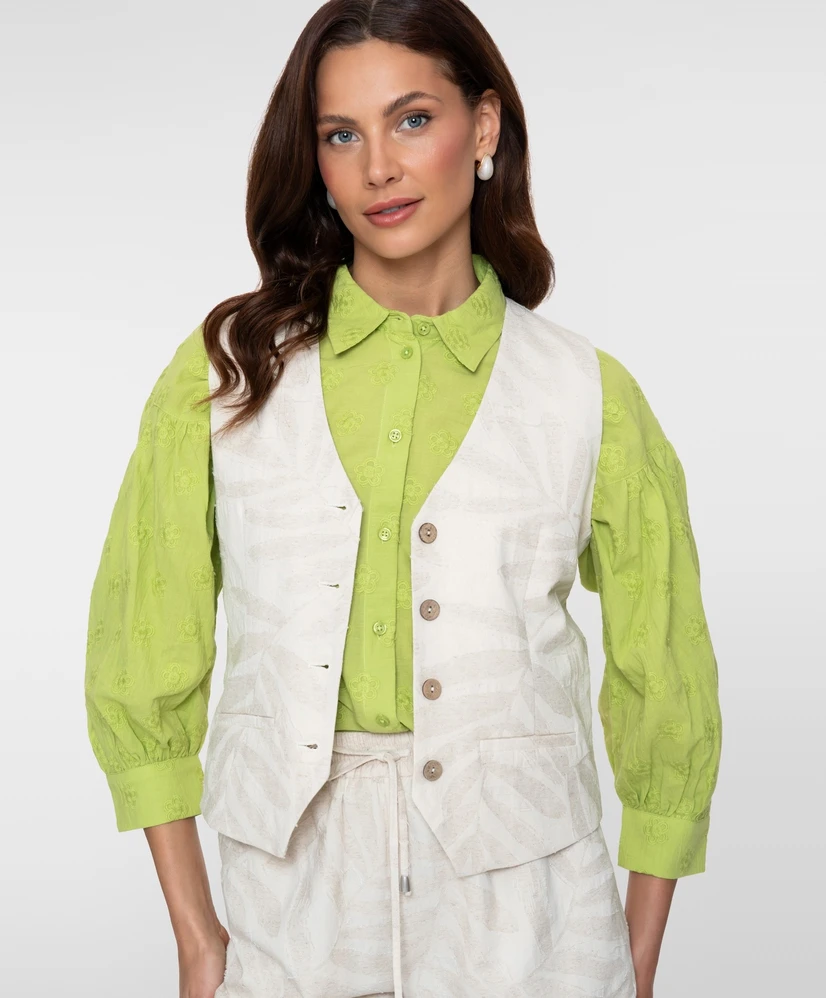 Geisha Blouse Flower