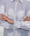 Geisha Blouse Flowers