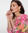Geisha Blouse Flowers