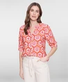 Geisha Blouse Flowers