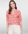 Geisha Blouse Flowers