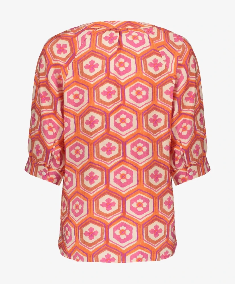 Geisha Blouse Flowers