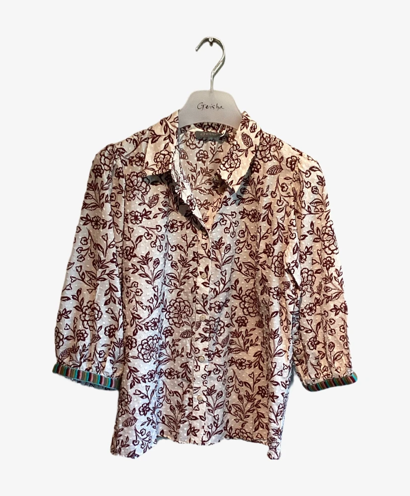 Geisha Blouse Flowers