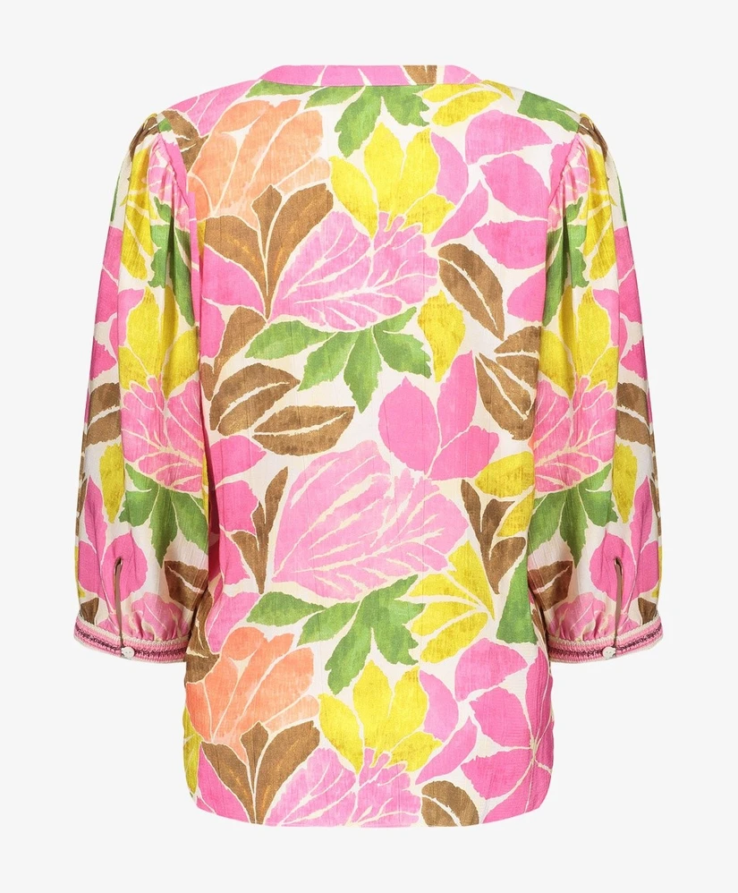 Geisha Blouse Flowers