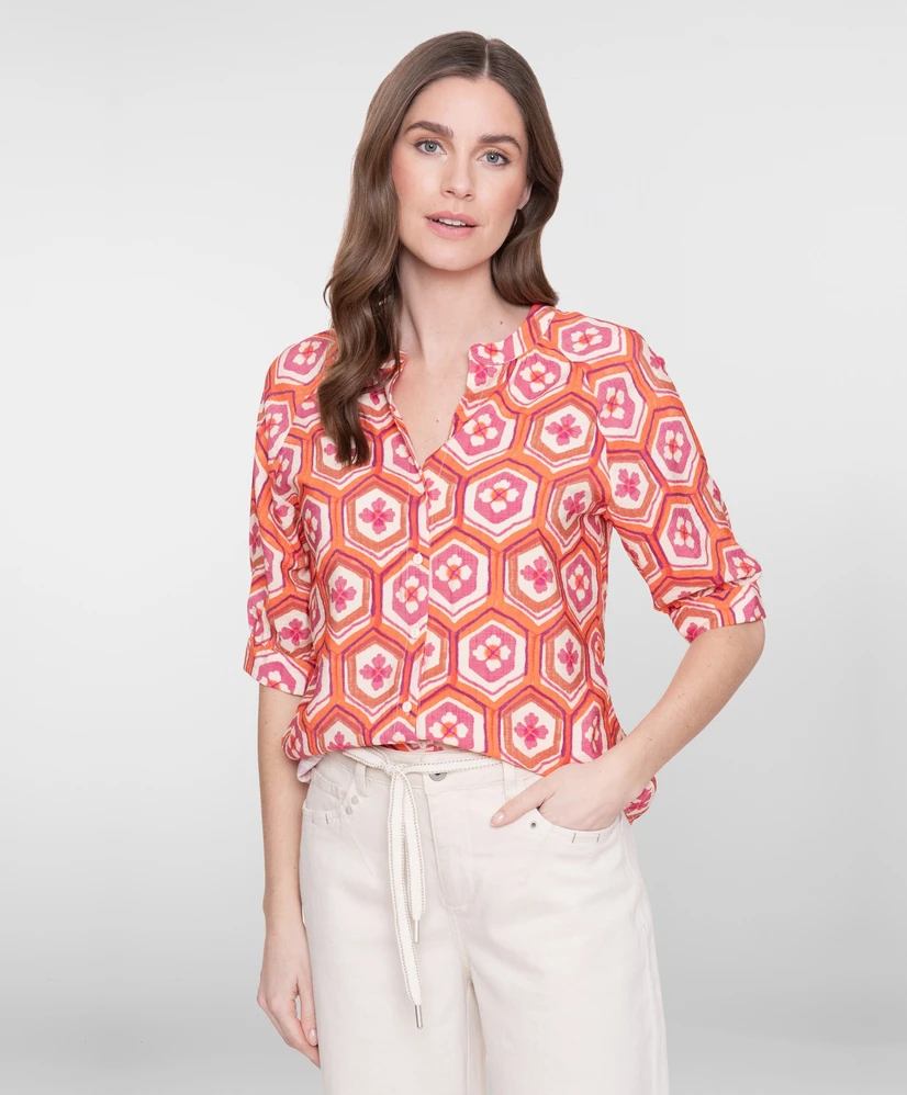 Geisha Blouse Flowers