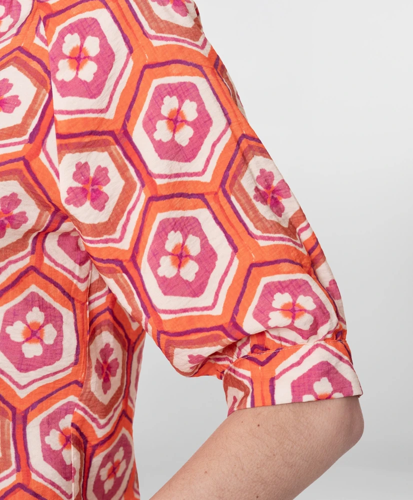 Geisha Blouse Flowers