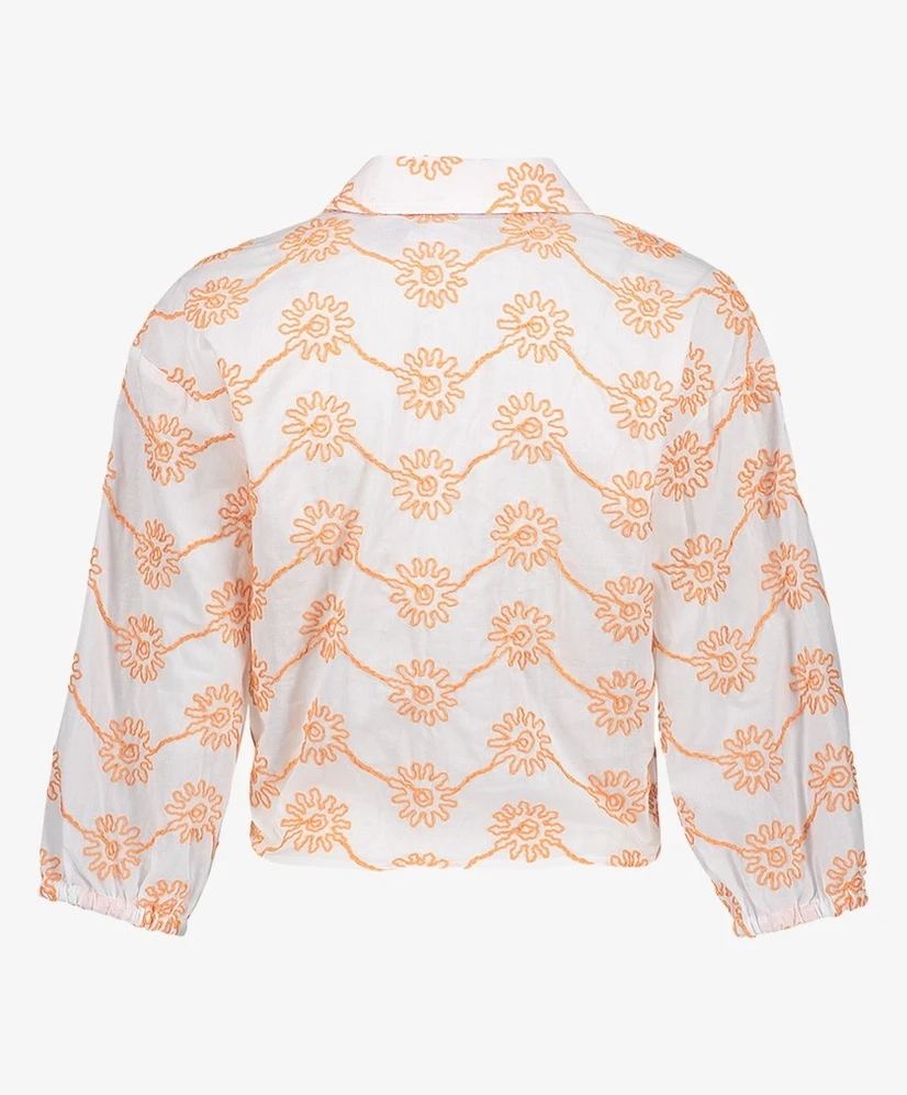 Geisha Blouse Flowers