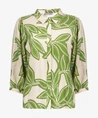 Geisha Blouse Leaves