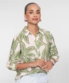 Geisha Blouse Leaves