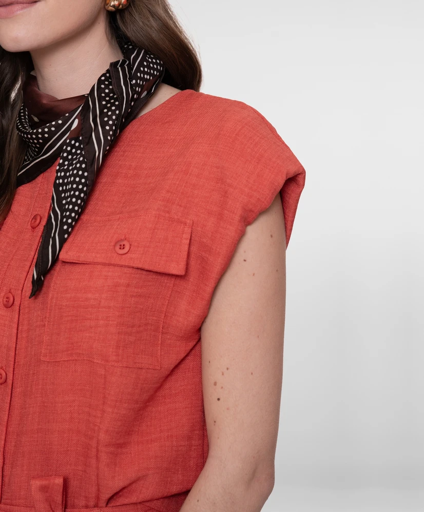 Geisha Blouse Pockets