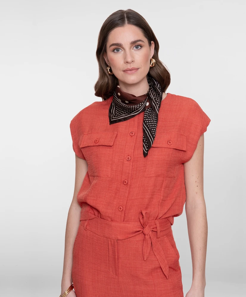 Geisha Blouse Pockets