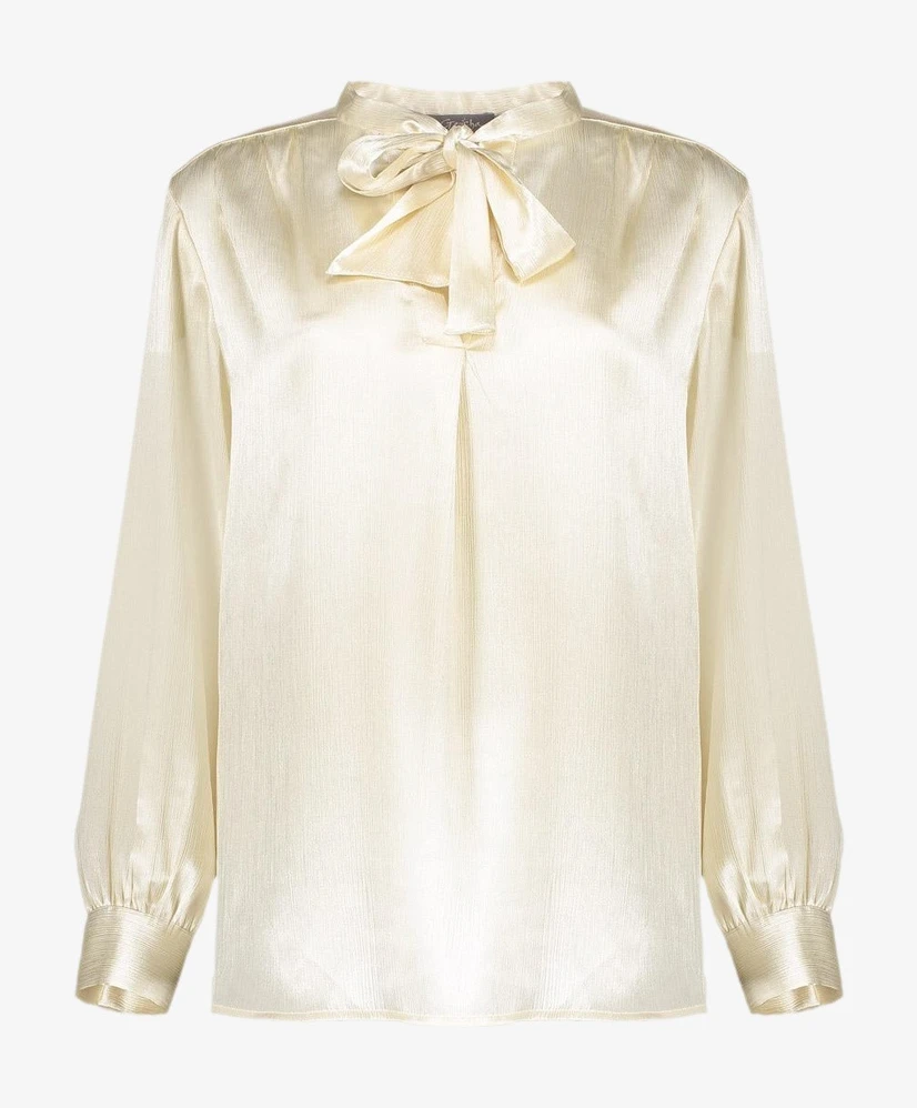 Geisha Blouse Satin Bow