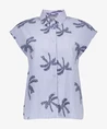 Geisha Blouse Stripe Palmbomen