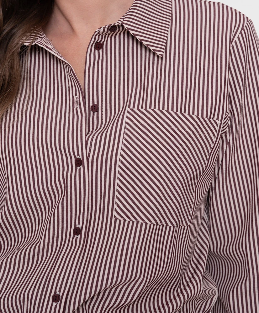 Geisha Blouse Striped