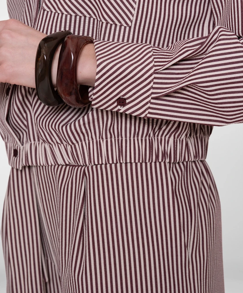 Geisha Blouse Striped