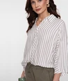Geisha Blouse Stripes Lurex