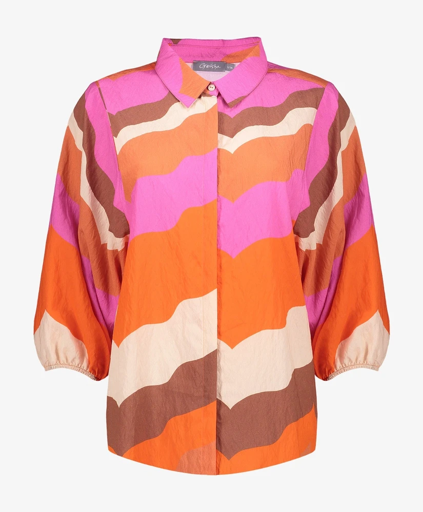 Geisha Blouse Wavy