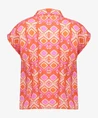 Geisha Girls Blouse Allover Print