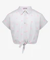 Geisha Girls Blouse Neon Flower