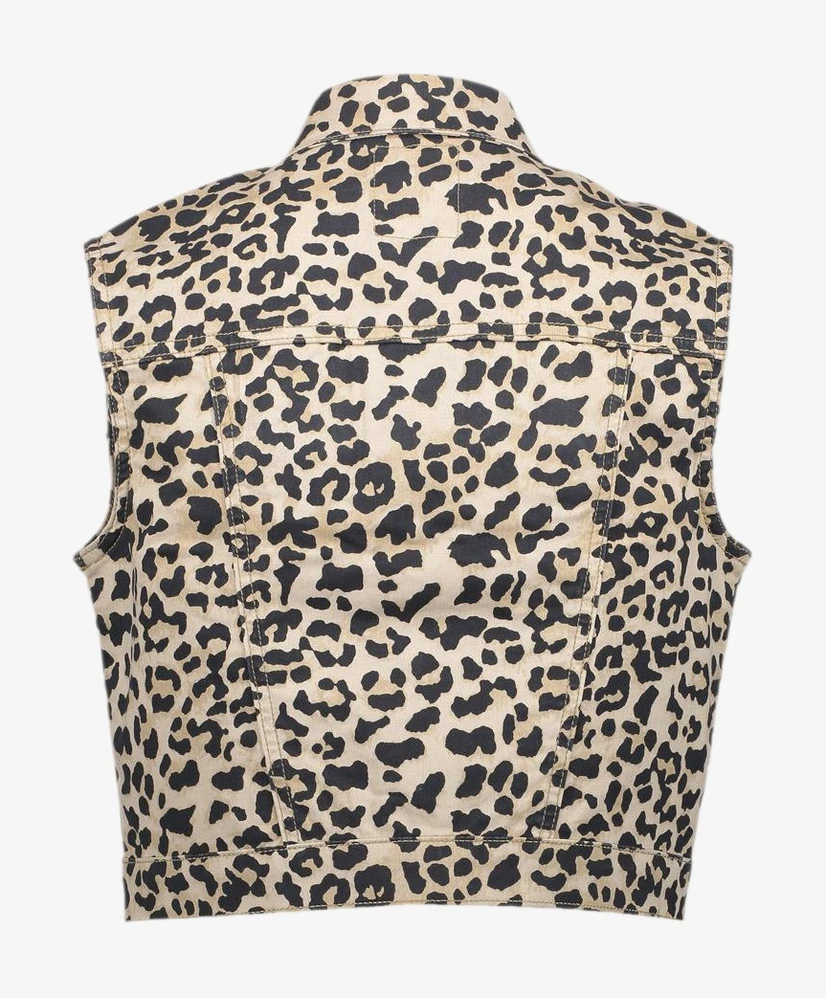 Geisha Girls Gilet Leopard