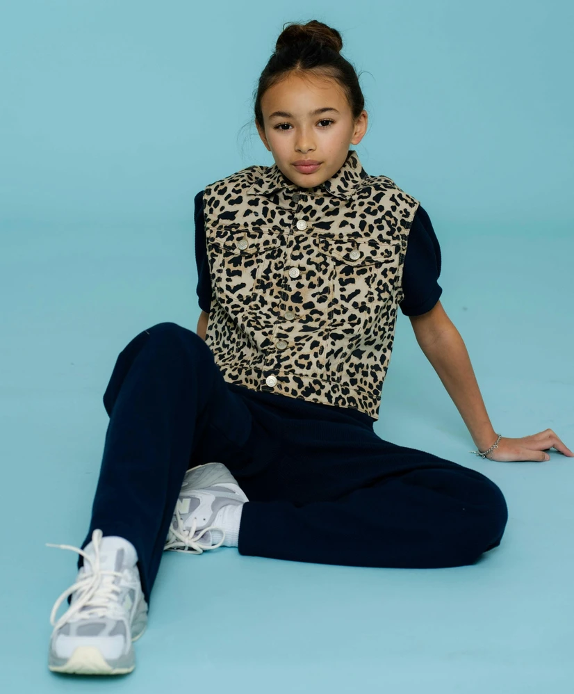 Geisha Girls Gilet Leopard