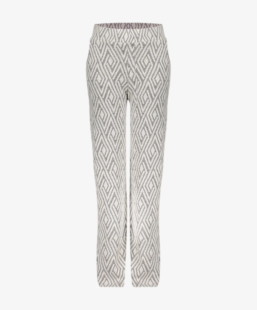 Geisha Girls Pantalon Flared Jacquard