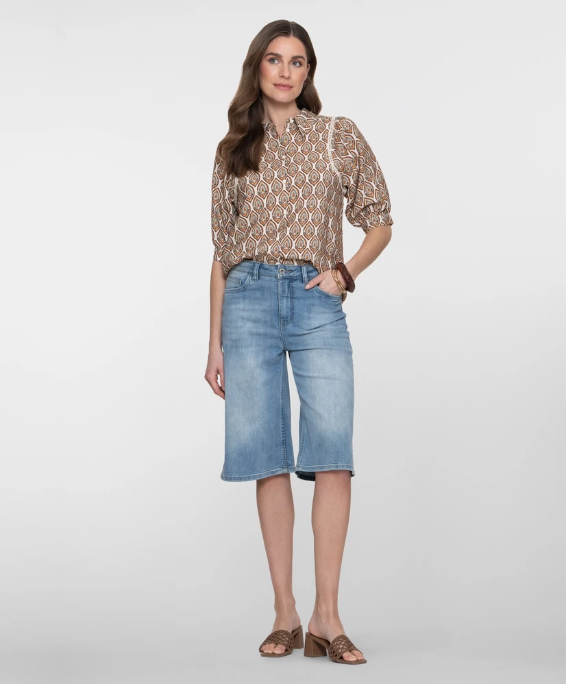 Geisha Jeans Bermuda Washed
