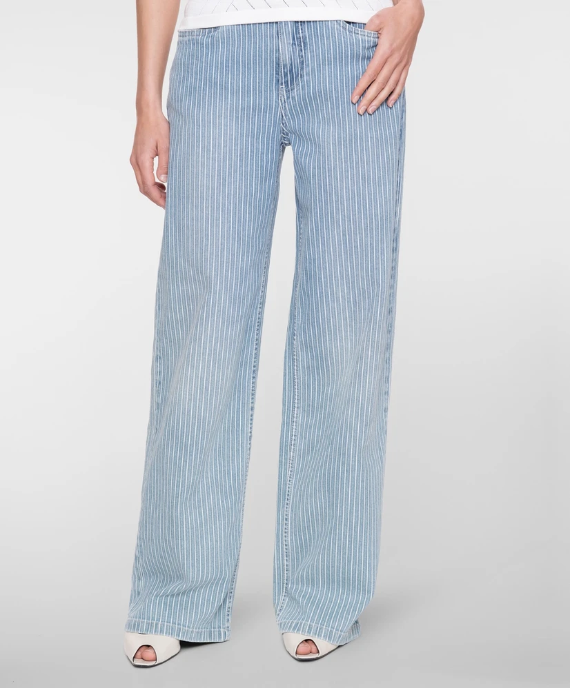 Geisha Jeans Wide Fit Stripe