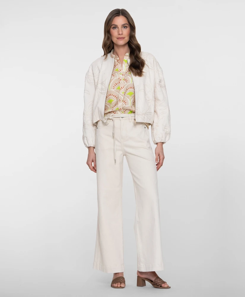 Geisha Jeans Wide Leg Belt