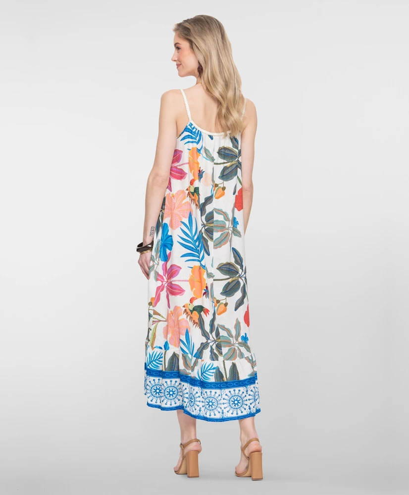 Geisha Maxi Jurk Tropical