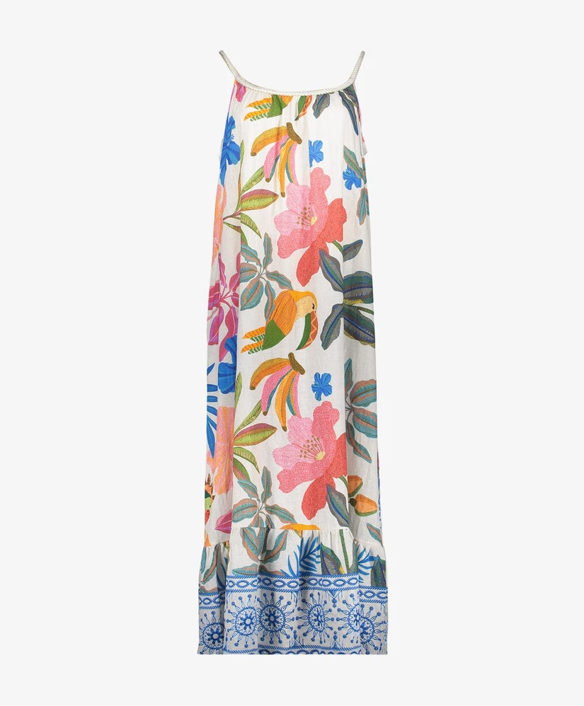 Geisha Maxi Jurk Tropical