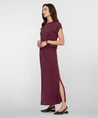 Geisha Maxi Rok Split Effen