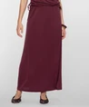 Geisha Maxi Rok Split Effen