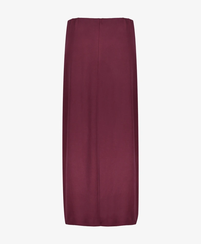 Geisha Maxi Rok Split Effen