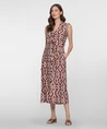 Geisha Midi Jurk Allover Aztec Print
