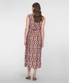 Geisha Midi Jurk Allover Aztec Print